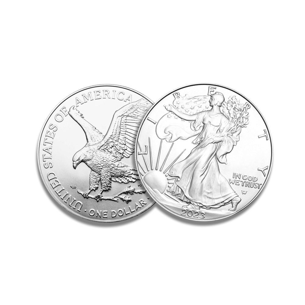 Investiční stříbrné mince American Eagle