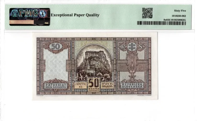 Bankovka 50 Korun | 1940 | EPQ 65
