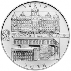 Silver coin 200 CZK Založení Národního muzea | 2018 | Standard