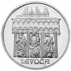 Stříbrná mince 50 Kčs Levoča | 1986 | Proof