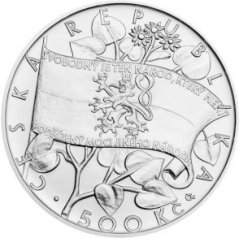 Strieborná minca 500 Kč Vznik Československé národní rady | 2016 | Standard