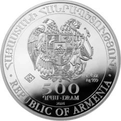 Stříbrná investiční mince Noemova archa 1 Oz | 2024