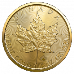 Zlatá investičná minca Maple Leaf 1 Oz