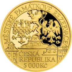 Zlatá minca 5000 Kč Mesto Litoměřice | 2022 | Proof