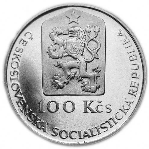 Strieborná minca 100 Kčs Jan Kupecký | 1990 | Proof