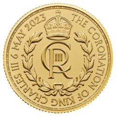 Zlatá investičná minca Korunovácia krále 1/4 oz | RC3 | Charles III | 2023
