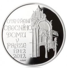 Strieborná minca 200 Kč Otevření Obecního domu v Praze | 2012 | Standard