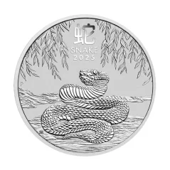 Srebrna moneta Rok Węża 2 oz | Lunar III | 2025