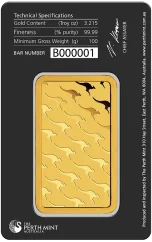 100g investiční zlatý slitek | Perth Mint