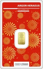 1g Gold Bar | Year Of The Dragon | Argor-Heraeus | 2024