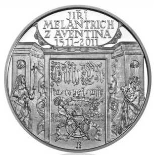 Silver coin 200 CZK Jiří Melantrich z Aventina | 2011 | Proof