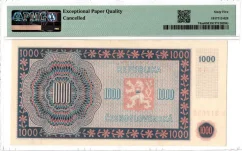 Banknote 1000 Korun | 1945 | EPQ 65