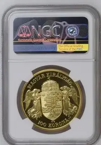 Gold 100 koruna 1908 KB | 2021 | Newly minted NGC MS 69