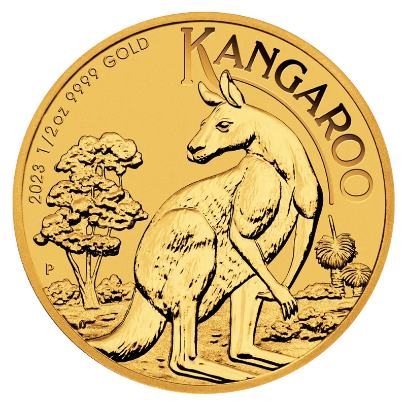 Zlatá investiční mince Kangaroo 1/2 Oz