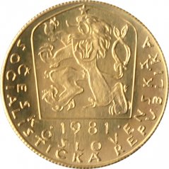 Zlatá mince 1 Dukát | 1981 | 600. výročí úmrtí Karla IV.