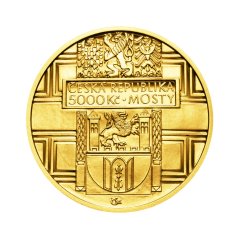 Zlatá minca 5000 Kč Renesanční most ve Stříbře | 2011 | Proof