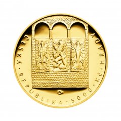 Zlatá minca 5000 Kč Hrad Bouzov | 2017 | Proof