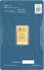 5g investiční zlatý slitek | The Royal Mint | Britannia