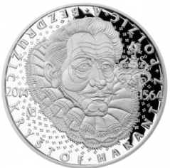 Stříbrná mince 200 Kč Kryštof Harant z Polžic a Bezdružic | 2014 | Proof