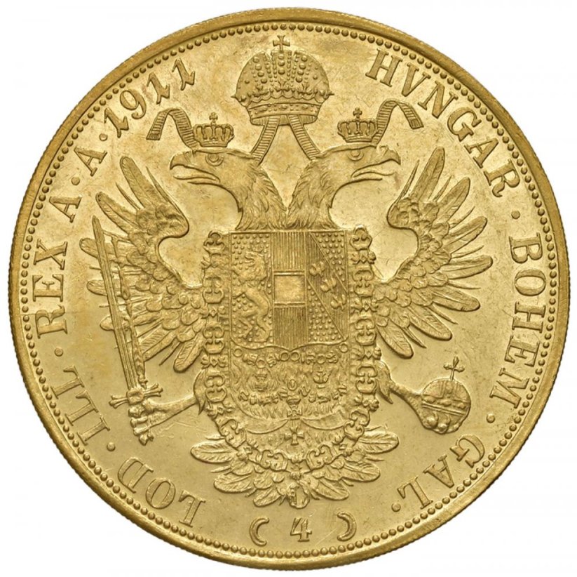Gold coin 4 Ducats Franz-Joseph I. | 1900