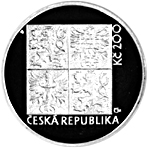 Stříbrná mince 200 Kč První osobní automobil ve střední Evropě "President" | 1997 | Proof