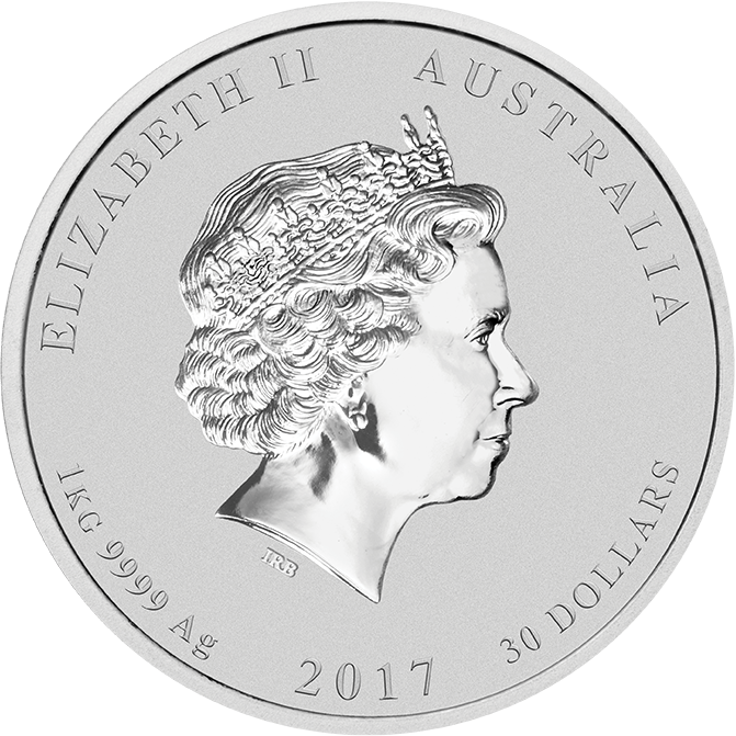 Stříbrná investiční mince Rok Kohouta 1 kg | Lunar II | 2017