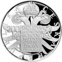Stříbrná mince 200 Kč Marie Terezie | 2017 | Proof