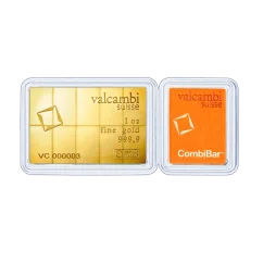 10 x 3,11g Valcambi | CombiBar® | aranytábla