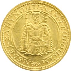 Zlatá minca Svatováclavský 1 Dukát | 1923