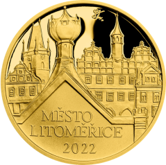 Zlatá mince 5000 Kč Město Litoměřice | 2022 | Proof