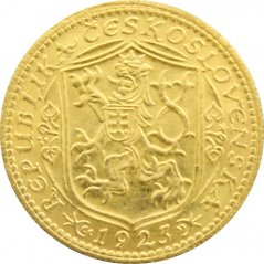 Zlatá mince Svatováclavský 1 Dukát | 1923