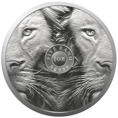 Stříbrná investiční mince Lev 1 Oz | Big Five II | 2022