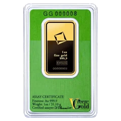 31,1g Valcambi | Green Gold | aranytömb