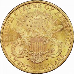 Zlatá mince 20 Dollar American Double Eagle | Liberty Head | 1892