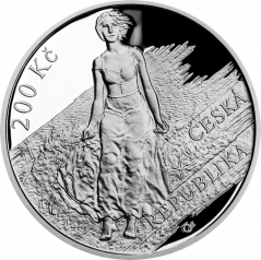 Stříbrná mince 200 Kč Max Švabinský | 2023 | Proof