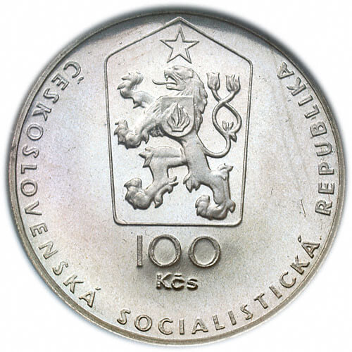 Silver coin 100 CSK Jaroslav Hašek | 1983 | Proof