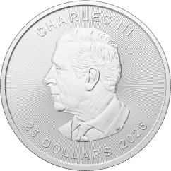 Srebrna moneta Liść Klonowy 5 Oz | 2026