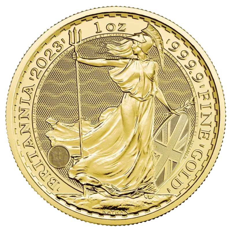 Zlatá investiční mince Britannia 1 Oz | Elizabeth II | 2023