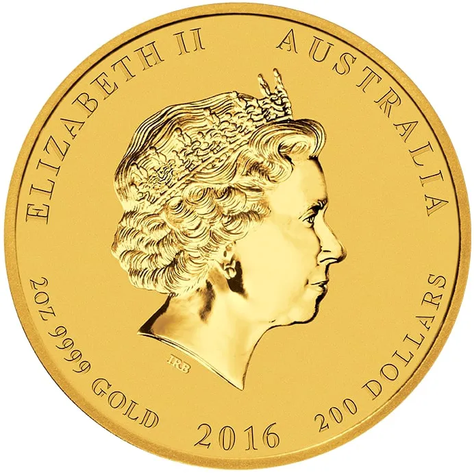 Gold coin Monkey 2 Oz | Lunar II | 2016