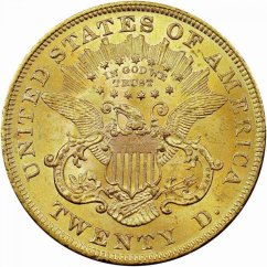 Gold coin 20 Dollar American Double Eagle | Liberty Head | 1875