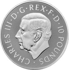 Strieborná investičná minca Seymour Unicorn 10 Oz | Tudor Beasts | 2024