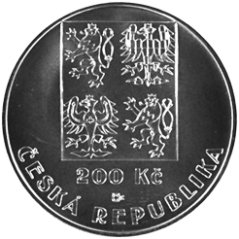 Stříbrná mince 200 Kč Založení Českého fotbalového svazu | 2001 | Proof