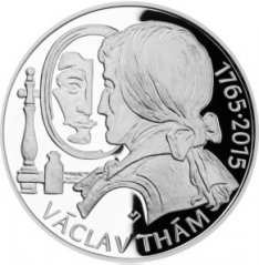 Strieborná minca 500 Kč Václav Thám | 2015 | Proof
