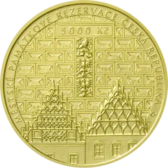 Zlatá mince 5000 Kč Město Tábor | 2025 | Standard