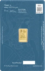1g Gold Bar | The Royal Mint | Britannia