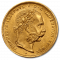 Zlatá investiční mince 8 zlatník Františka Josefa I. | 1892 | Novoražba