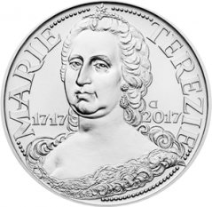 Silver coin 200 CZK Marie Terezie | 2017 | Standard