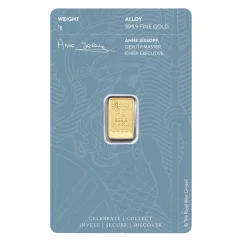 1g Gold Bar | The Royal Mint | Britannia