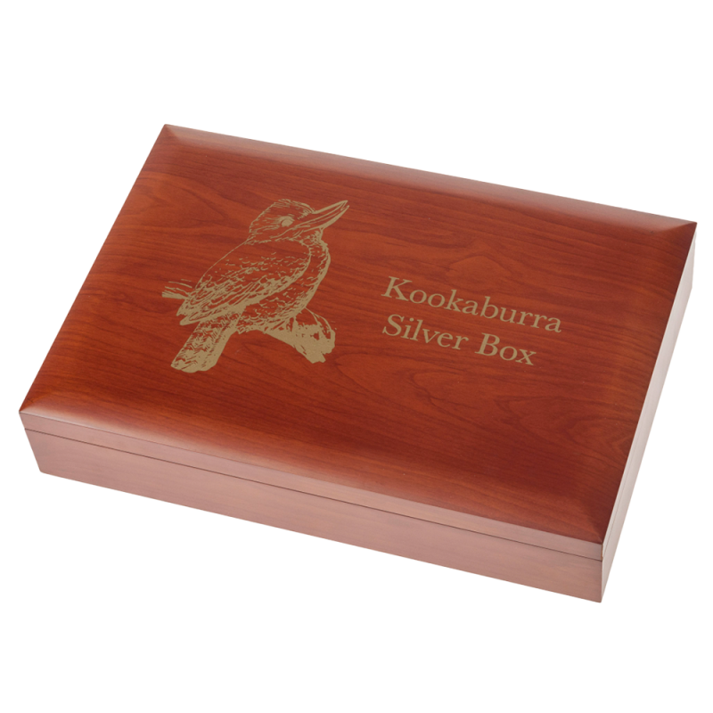 40 x 1oz Kookaburra Silver Coins Box EMPTY