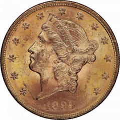 Gold coin 20 Dollar American Double Eagle | Liberty Head | 1899
